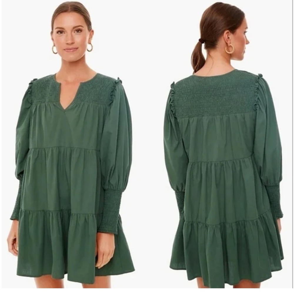 Tuckernuck Pomander Place jaguar green ceci dress